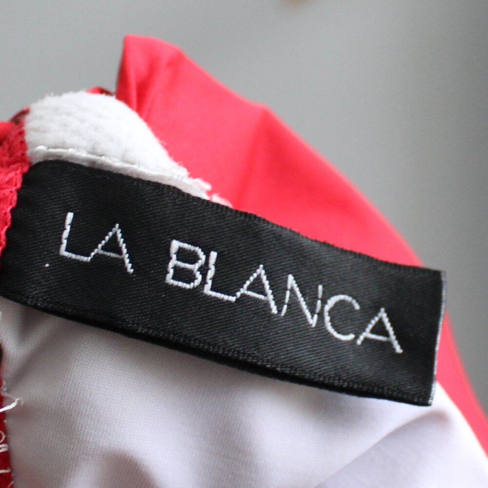 La Blanca L8446 Women's Red Flame Tied and True One-Piece Swimsuit Size XL - Picture 7 of 9